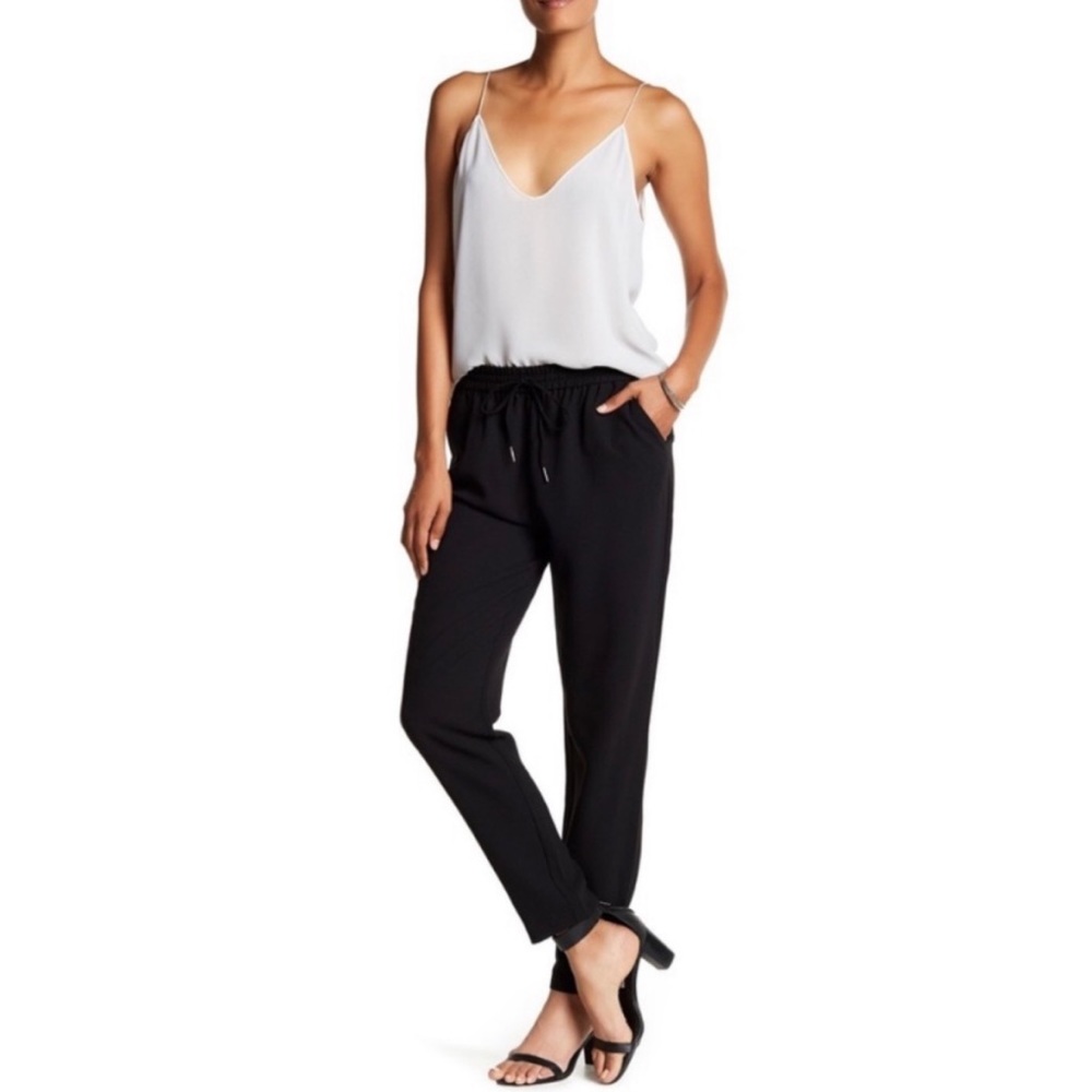Joie Black Elastic Band Casual Pants Size XS